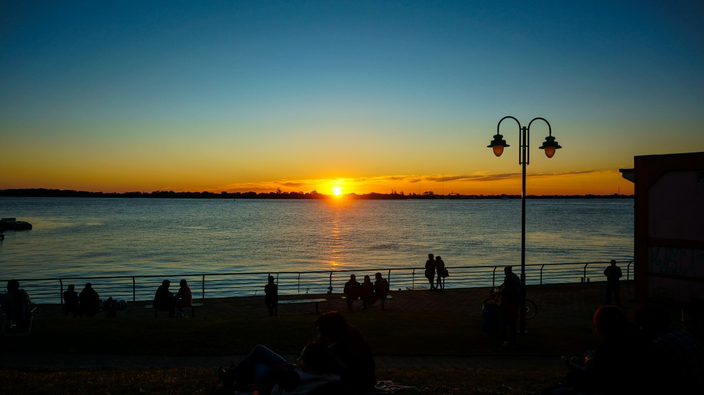 O lendário pôr-do-sol de Porto Alegre